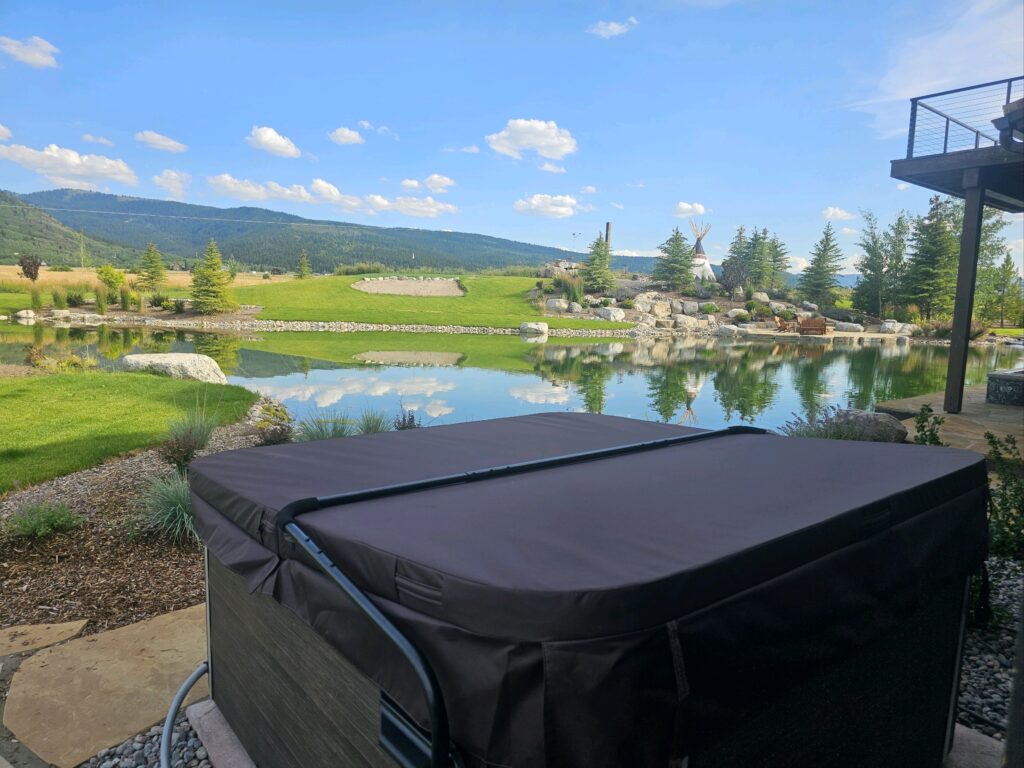 Artesian Elite Dove Canyon installed by Davison Spas in Teton Valley, ID