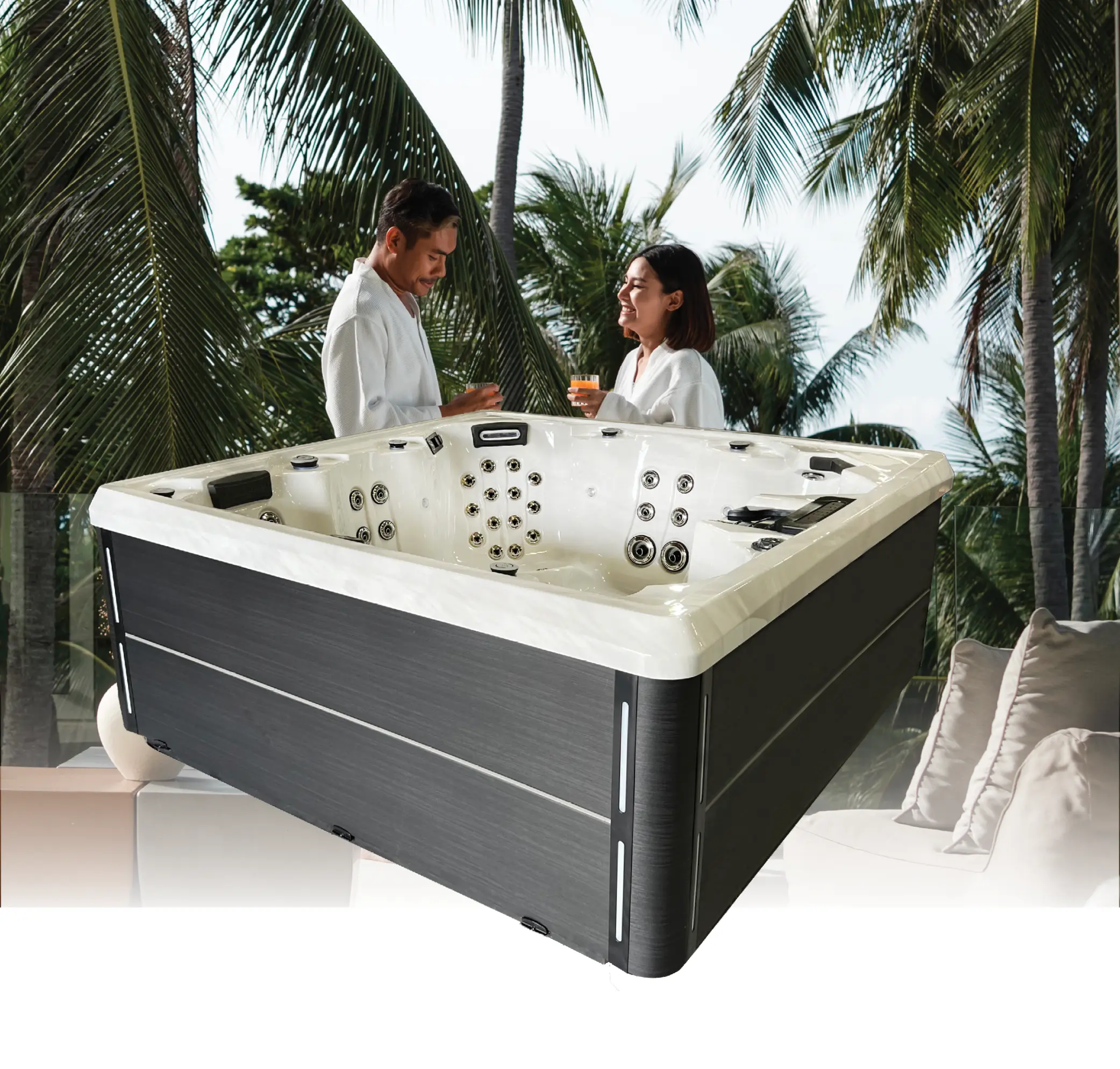 Island Spa Image (tub over background) Island Spa Image